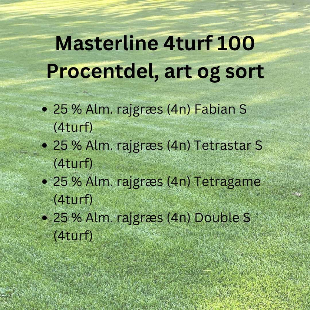 Masterline 4turf100 2025   — Græsfrø | Græsnørden