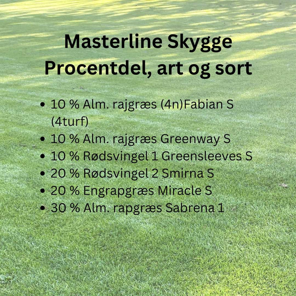 Masterline Skygge 2025 — Græsfrø | Græsnørden