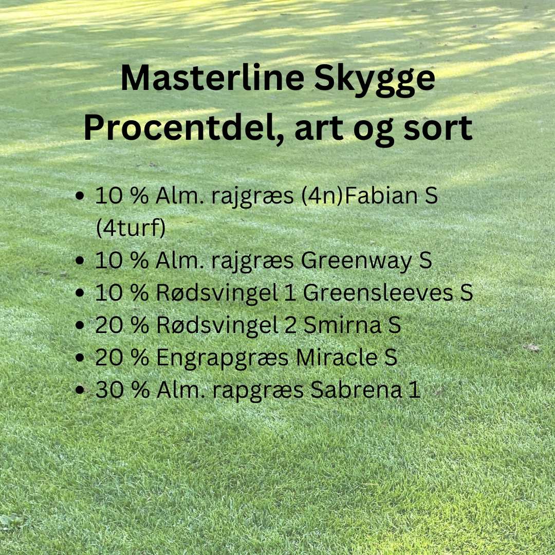 Masterline Skygge 2025 — Græsfrø | Græsnørden