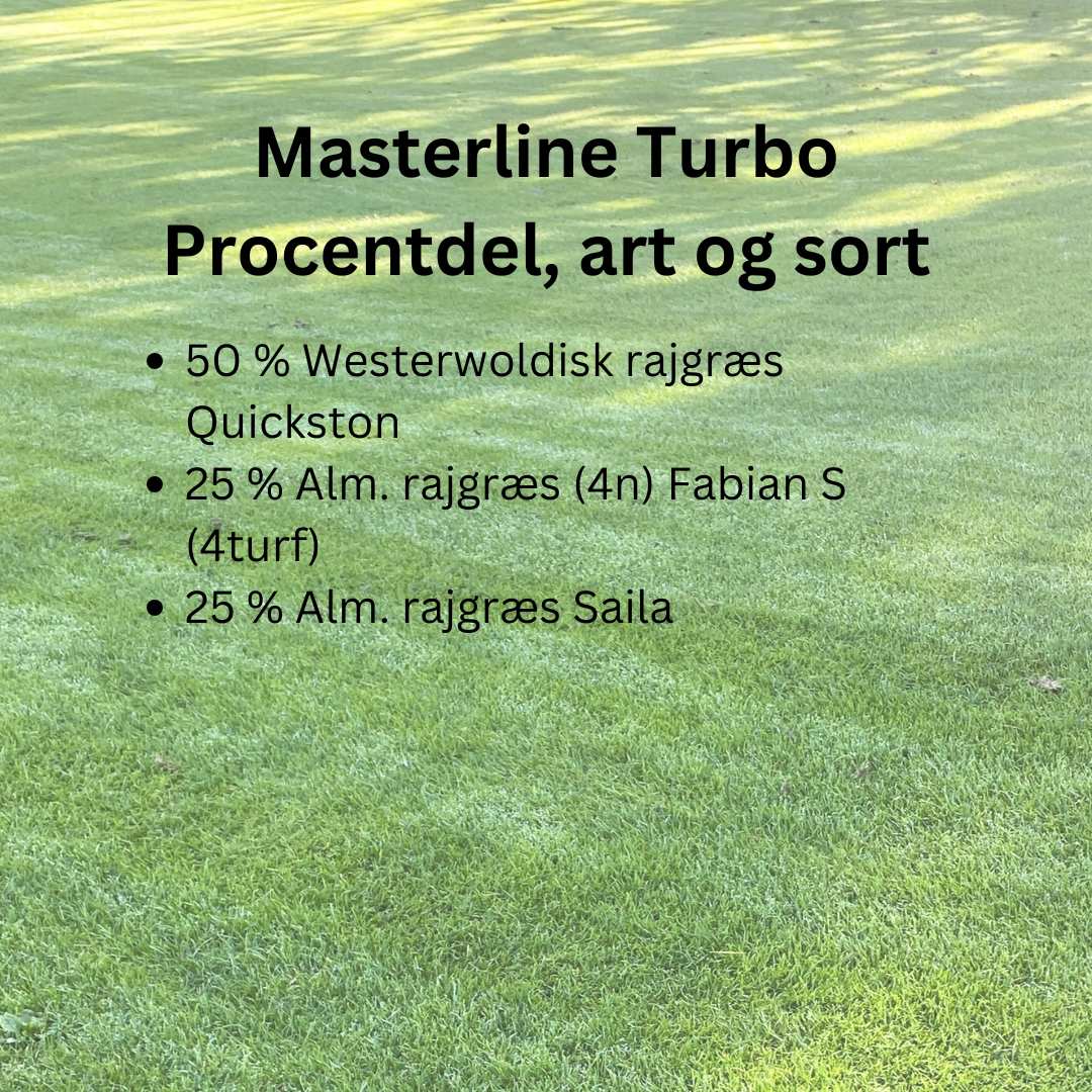 Masterline Turbo 2025  — Græsfrø | Græsnørden
