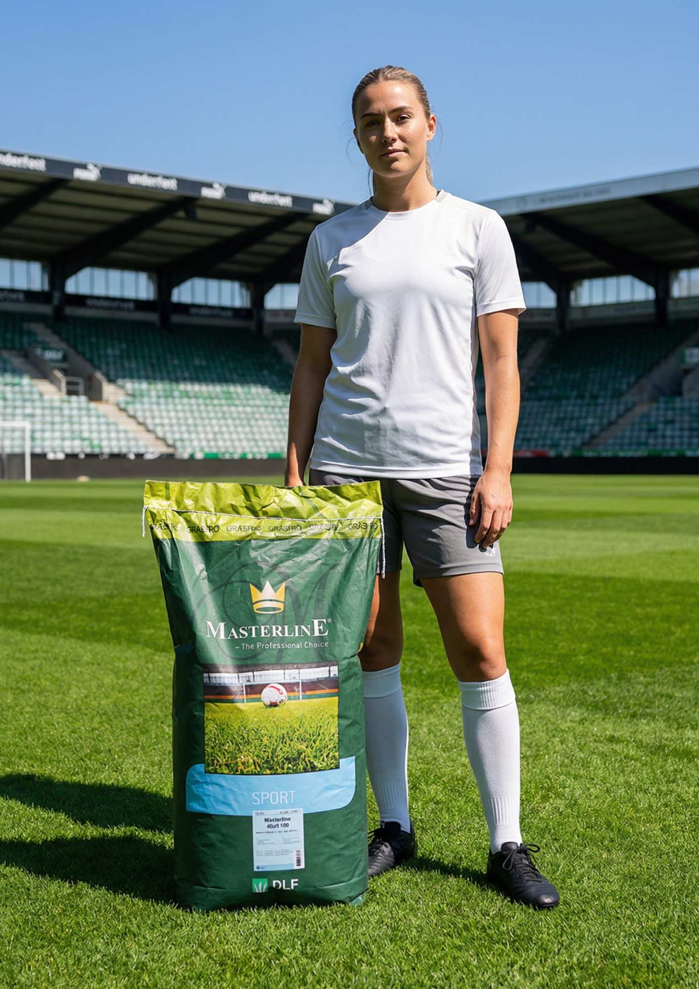 Masterline 4turf 100 giver en stærk og robust græsplæne, der holder – også under tørke og pres fra sygdomme