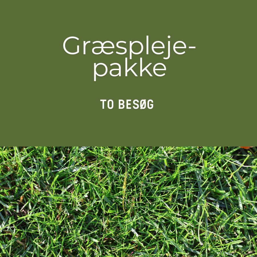 Græsplejepakke - to besøg i 2027