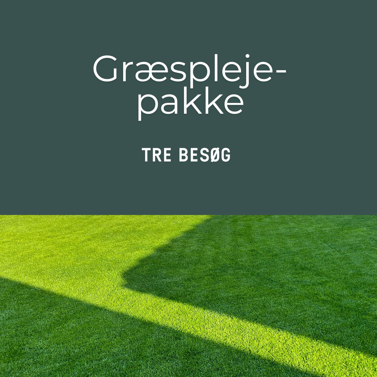 Græsplejepakke - tre besøg i 2027