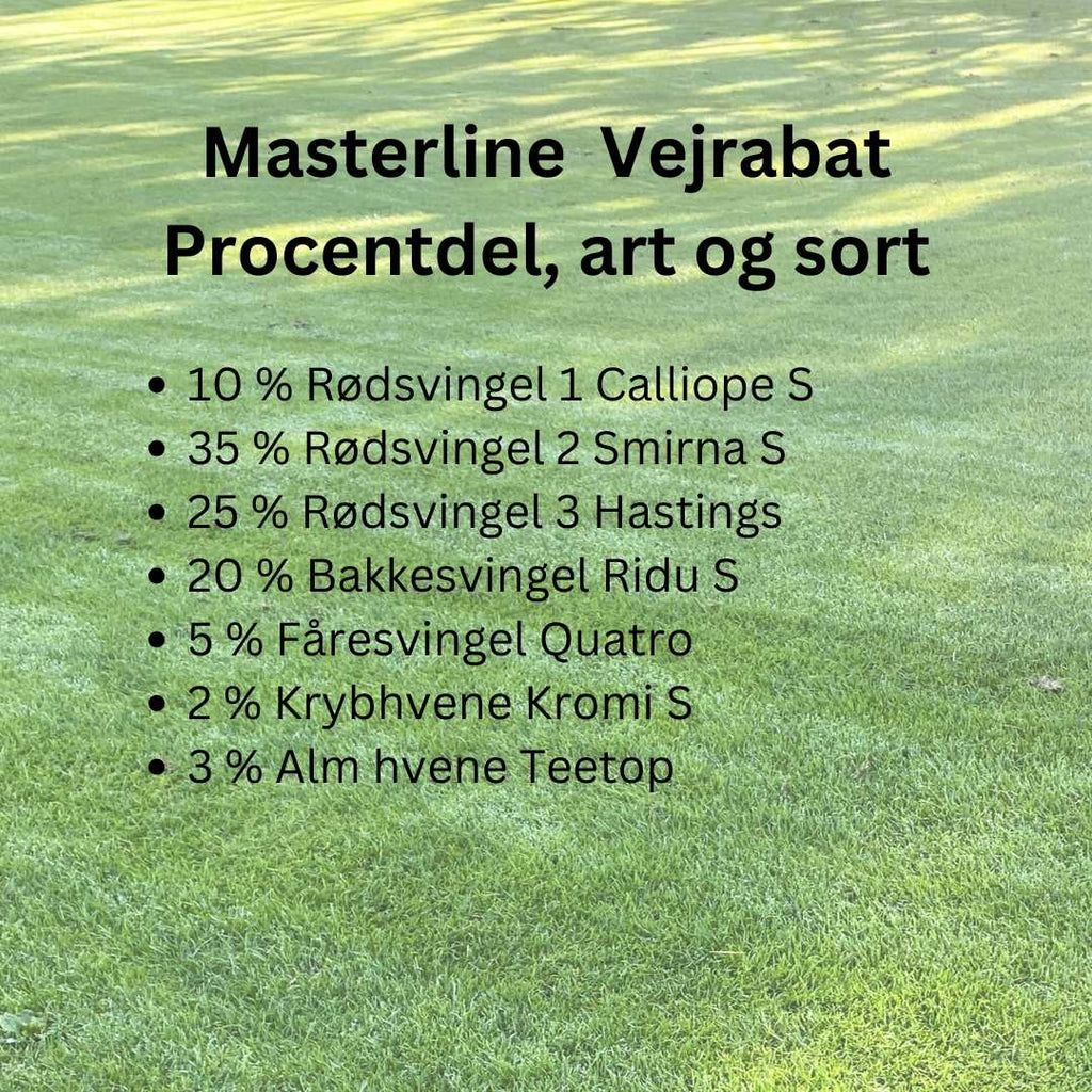 Masterline Vejrabat 2025  — Græsfrø | Græsnørden